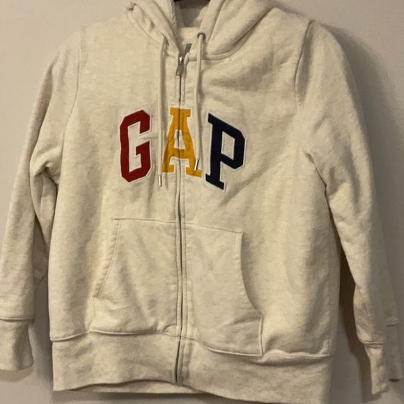 GAP lined zip hoodie medium petite - Picture 2 of 4